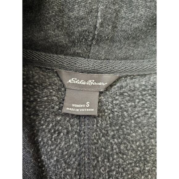 Eddie Bauer open front cardigan sweater gray size small - Picture 3 of 8